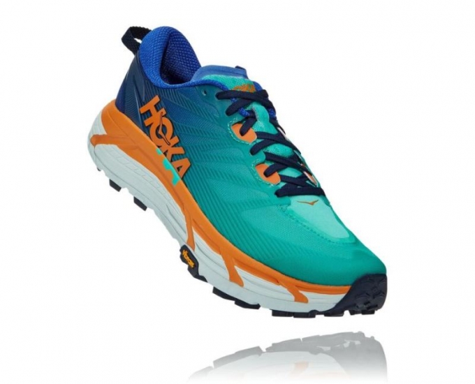 HOKA MAFATE SPEED 3 PER UOMO BLU ABBAGLIANTE / SOLE DEL DESERTO