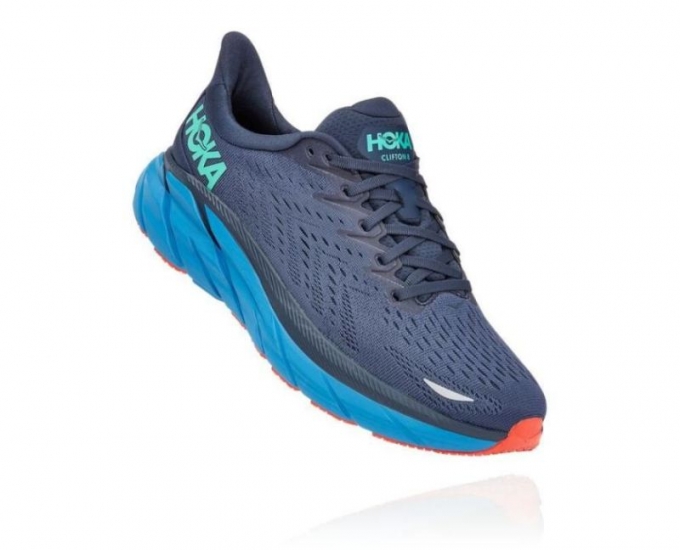 Hoka Clifton 8 Uomo Spazio Esterno / Vallarta Blu