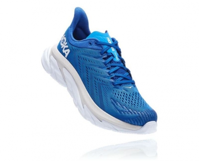 Hoka Clifton Edge Uomo Turco Mare / Bianco