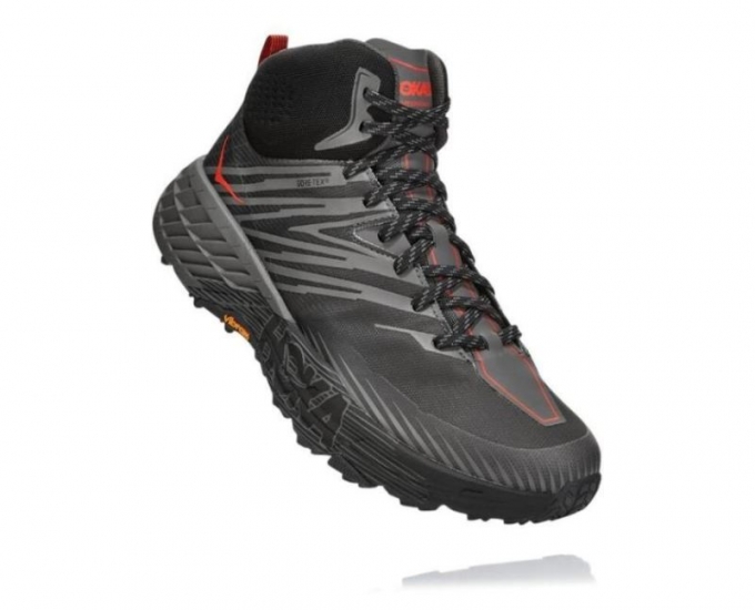 Hoka Speedgoat Mid GORE-TEX 2 Uomo Antracite / Grigio scuro