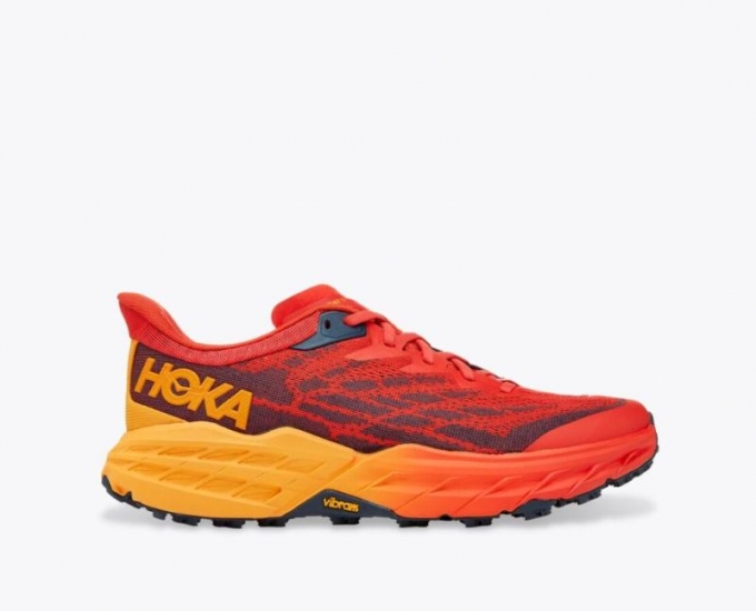 Ciabatte Hoka Speedgoat 5 da uomo - Fiesta / Giallo Radiante