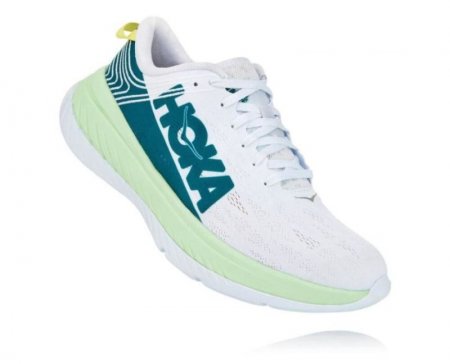 Hoka Carbon X Uomo Verde Cenere / Bianco