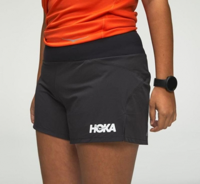 Hoka Performance Woven 4" Pantaloncini da donna neri