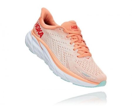 Hoka da donnaClifton 8 Cantaloupe / Silver Peony