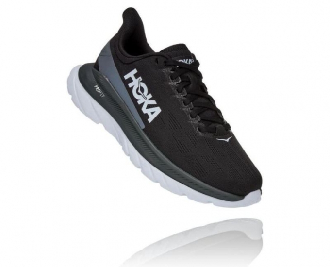 Scarpe da corsa Hoka Mach 4 da donna, Nero/Ombra scura