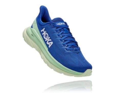 Scarpa da corsa da uomo Hoka Mach 4 Dazzle Blue/Ash Green