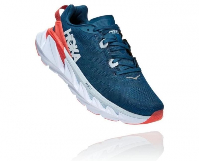 Hoka Elevon 2 da donna Moroccan Blue / Hot Coral