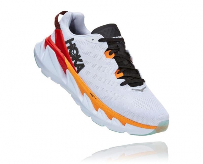 HOKA ELEVON 2 UOMO BIANCO / BLAZINGORANGE