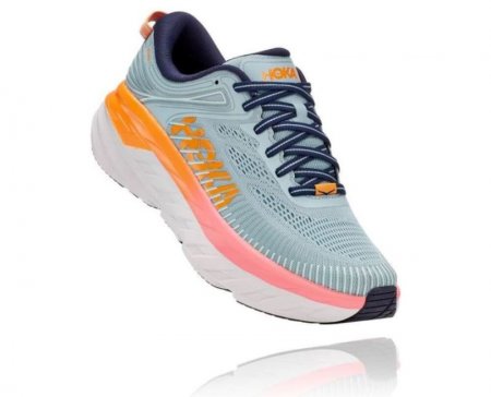 Hoka Bondi 7 Blue Haze / Black Iris da donna