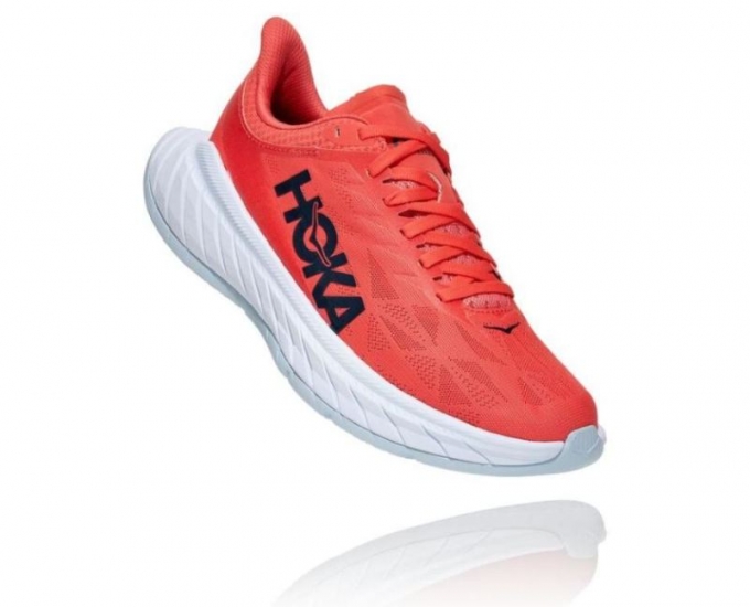 Hoka Carbon X 2 Donna Corallo Caldo / Iris Nero