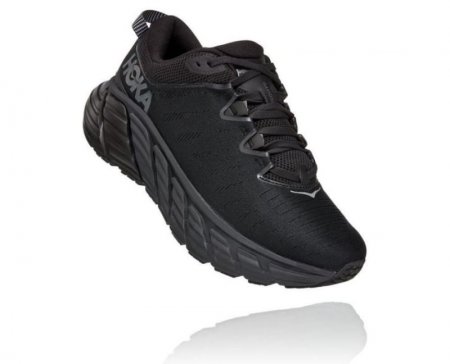 Scarpe da corsa su strada Hoka Gaviota 3 da donna, nero/nero