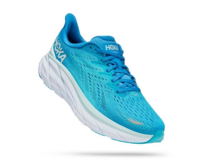 HOKA CLIFTON 8 UOMO BLU IBIZA / BLU SCUBA