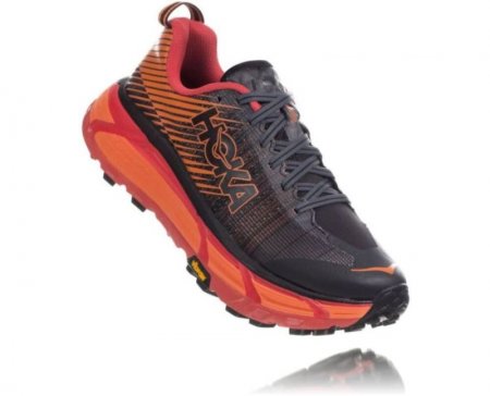 Hoka EVO Mafate 2 da uomo Nero / Rosso Papavero