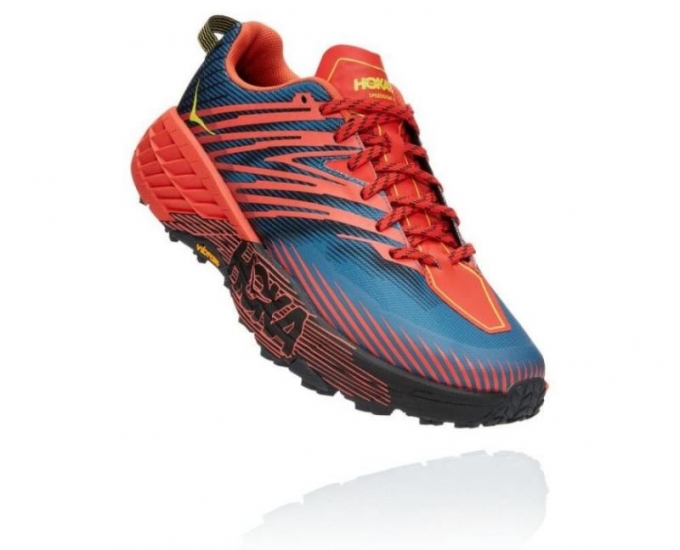 Hoka Speedgoat 4 Fiesta Uomo / Blu provinciale