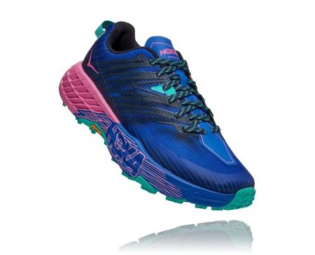 Hoka Speedgoat 4 Donna Blu abbagliante / Rosa Phlox