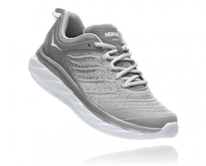 Hoka Akasa Versatile Sneaker da Uomo Frost Grey / Silver Sconce