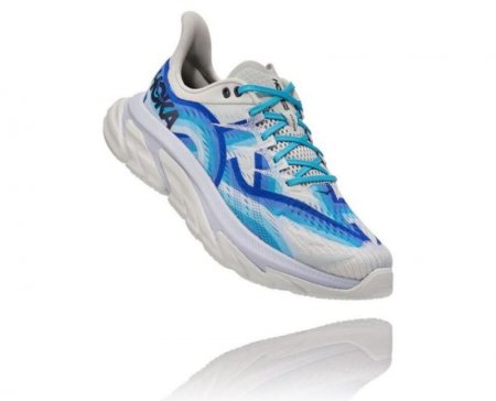 Clifton Edge Geometric Dazzling Blue / Fiore blu da uomo Hoka