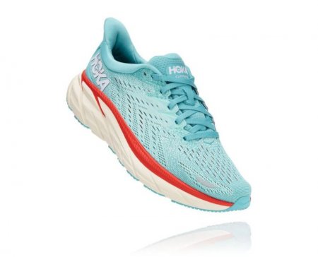 HOKA CLIFTON 8 DONNA ACQUERELLO / BLU GUSCIO D'UOVO