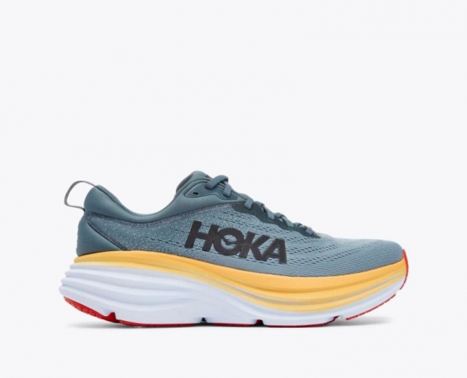 Ciabatte Hoka Bondi 8 da uomo - Goblin Blue / Mountain Spring