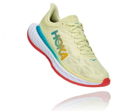 HOKA CARBON X 2 DONNA VERDE BRILLANTE / CORALLO CALDO