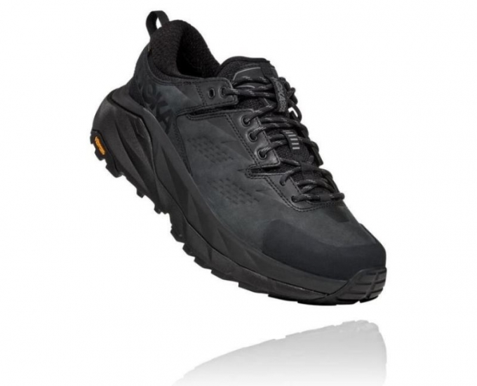 Scarpe Hoka Kaha Low GORE-TEX da uomo nere / grigio antracite