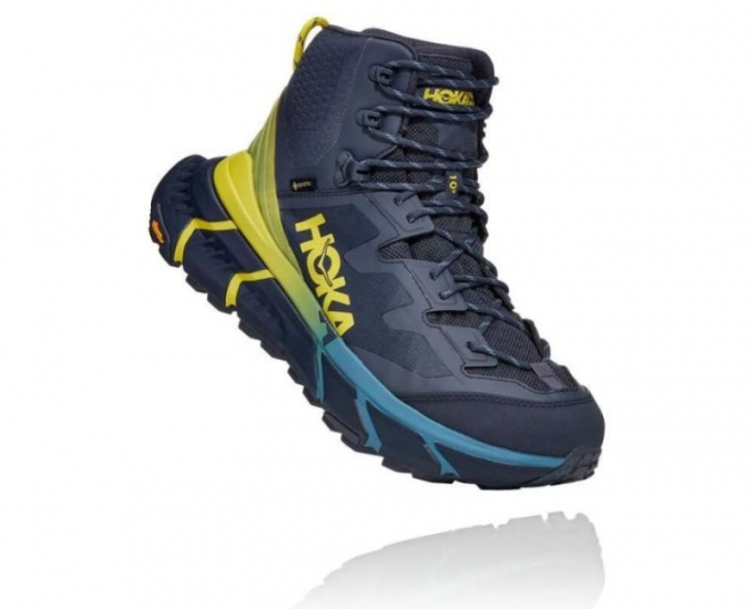 Hoka TenNine Hike GORE-TEX Ombre Blue / Green Sheen da uomo