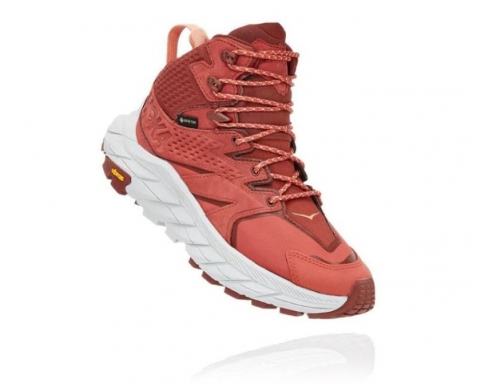 Hoka Anacapa Mid GORE-TEX Uomo Hot Sauce / Mogano Ciliegia