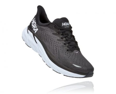 HOKA CLIFTON 8 UOMO NERO / BIANCO