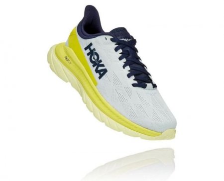 Scarpa da corsa da donna Hoka Mach 4 Blue Flower / Citrus