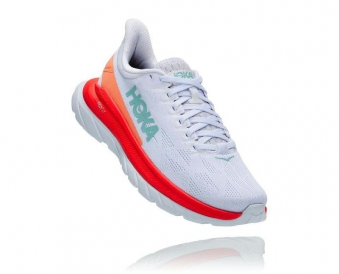 Hoka Mach 4 Donna Bianco / Fiesta