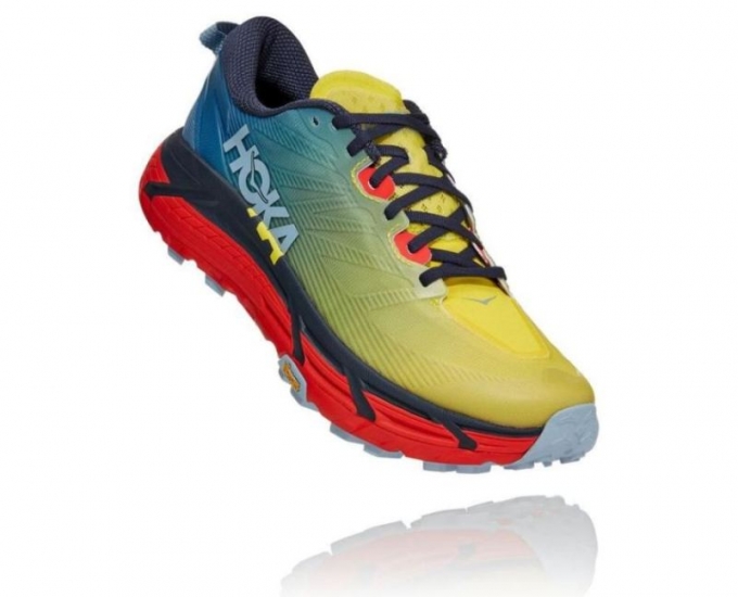 Hoka Mafate Speed 3 Uomo Provincial Blue / Fiesta