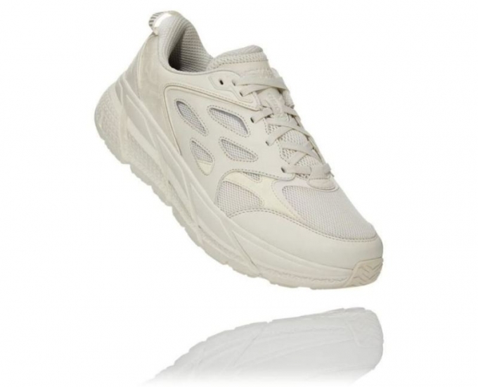 Scarpe da corsa su strada Hoka Clifton Leather da donna Tofu / Tofu