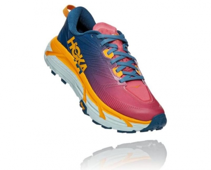 Hoka Mafate Speed 3 Donna Marocchino Blu / Zafferano