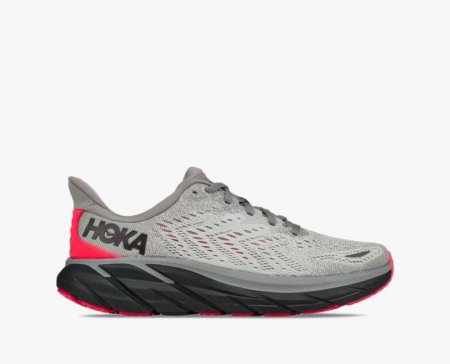 Hoka Clifton 8 da donna - Pelle di squalo / Rosa Diva