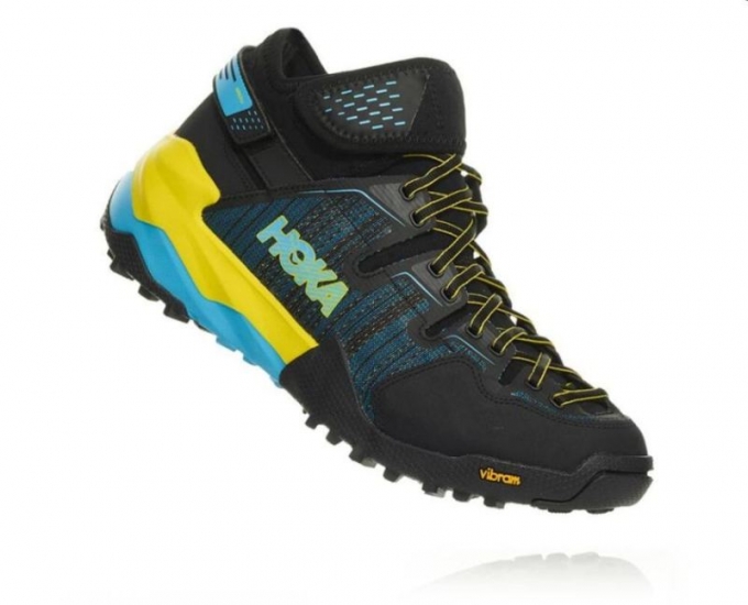 Scarpe da trekking Hoka Sky Arkali da uomo Nere / Ciano / Agrumi