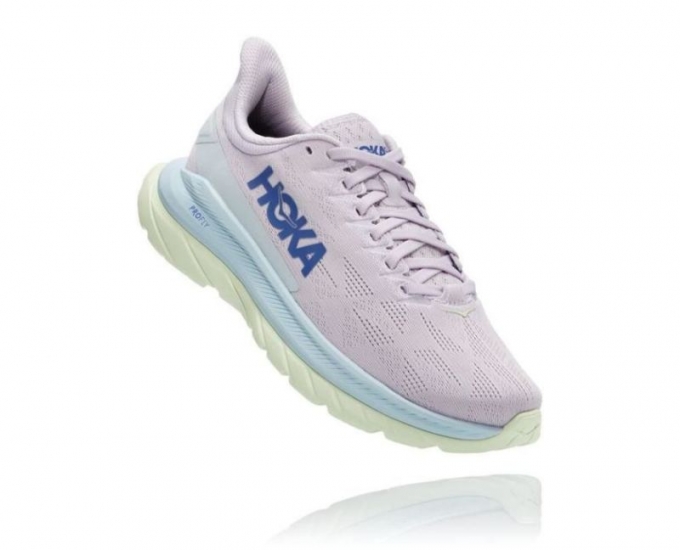 Scarpe da corsa Hoka Mach 4 Orchid Hush/Iris Bloom da donna