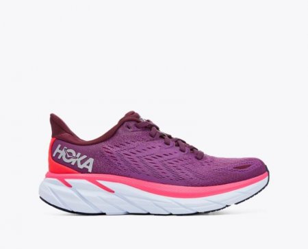 Hoka Clifton 8 da donna - Uva / Beautyberry