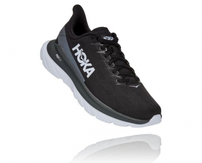 Scarpa da corsa da uomo Hoka Mach 4 Nero / Ombra scura