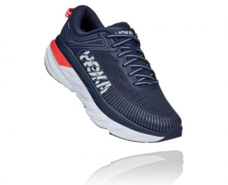 Scarpe da uomo Hoka Bondi 7 Nero Iris / Ballad Blue