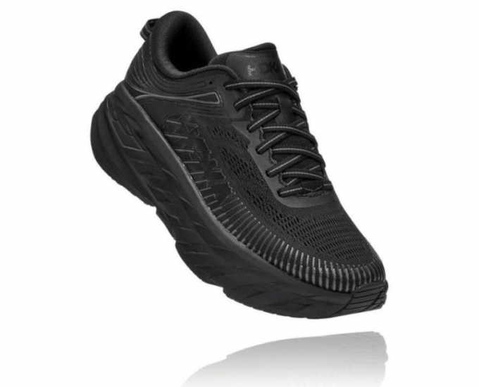 Scarpe Hoka Bondi 7 Uomo Nero / Nero