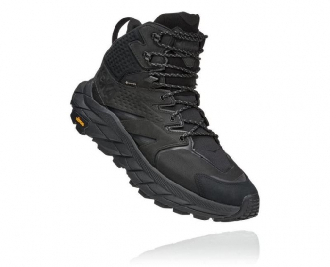 Scarpe Hoka Anacapa Mid GORE-TEX da uomo nere / nere